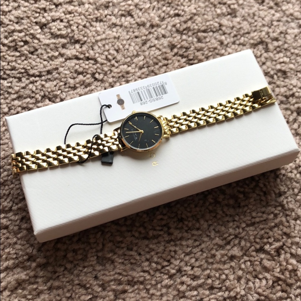 Rosefield watch gold black